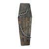 Northlight 63" Animated and Musical Chained Shaking Coffin Halloween Decoration - Brown/Black - 2 of 3