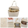 Unique Bargains Women's Travel Cosmetic Makeup Brush Organizer Storage Bag 4.72"x2.36"x4.33" 1 Pc - 3 of 4
