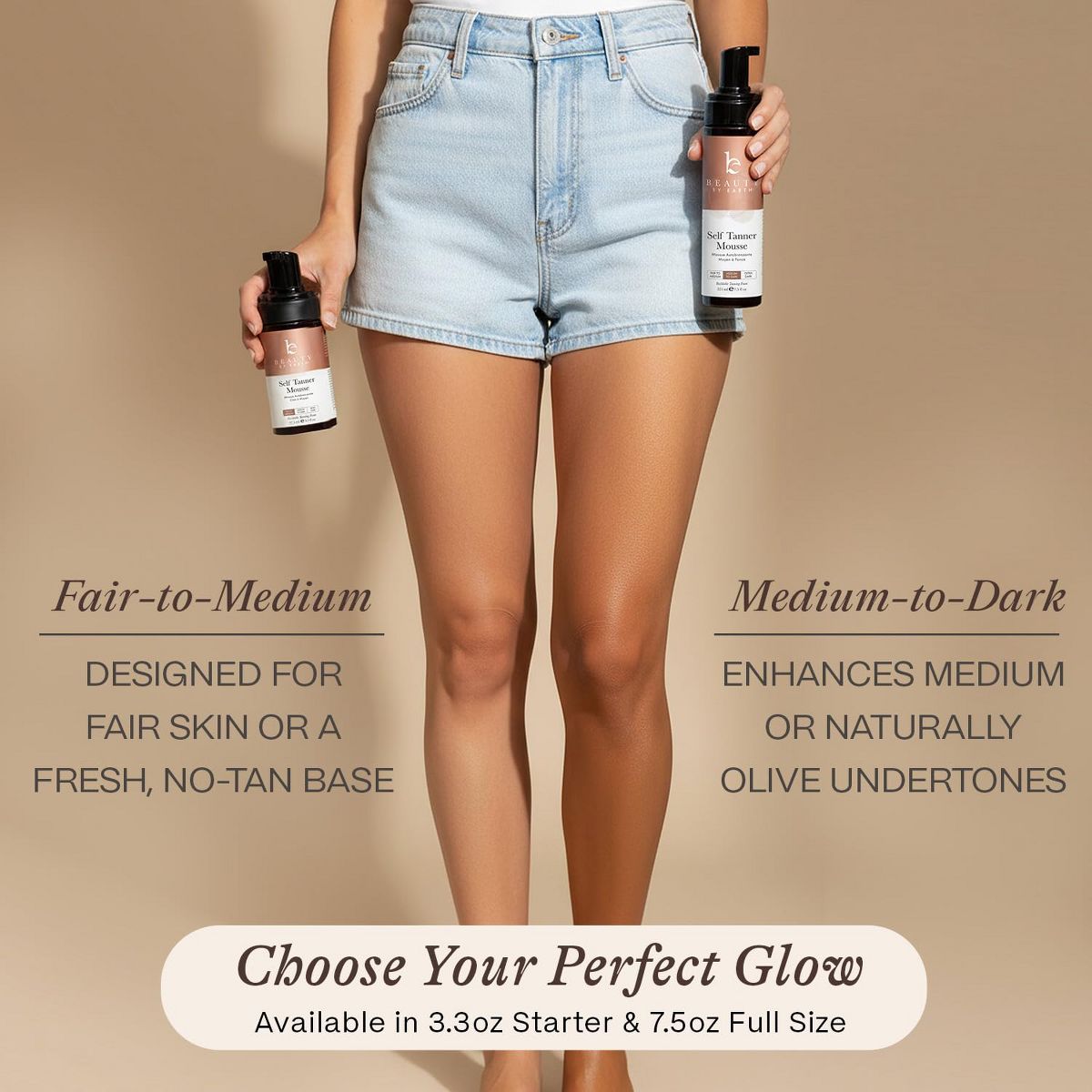 Beauty by Earth Self Tanner Mousse and Application Kit Bundle - thumbnail 8