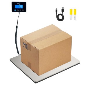 SmartWeigh Digital Shipping Postal Scale - 440 Lb. Heavy Duty  Postage Scale Packages & Mailing Large Commercial Weight Scale - 1 of 4