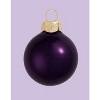 Northlight 8ct Purple Pearl Finish Glass Christmas Ball Ornaments - 3.25" (80mm) - 2 of 4