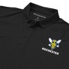 University of Rochester Adult Polo Left Chest Logo, Black - 4 of 4