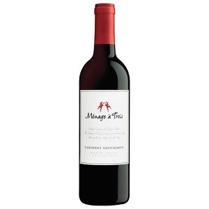 Ménage à Trois Cabernet Sauvignon Red Wine - 750ml Bottle - 1 of 4