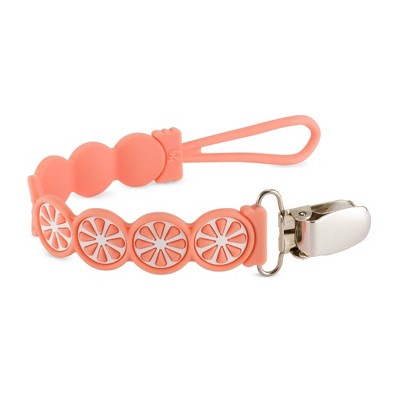 Booginhead Pacigrip Silicone Citrus Pacifier Holder : Target