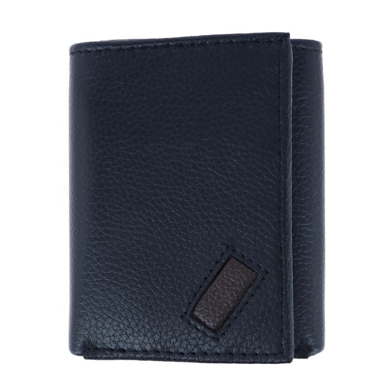 CTM Men's Leather Trifold Wallet, 1 of 6