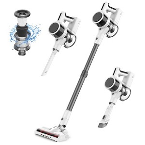 MAMNV Powerful Cordless Vacuum Cleaner, Stick Vacuum Cleaners Adjustable for Hardfloor, Pet Hair, Rug and Carpet, Grey - 1 of 4