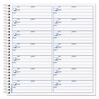 Tops Voice Mail Log Book 8 1/2 X 8-1/4 1 400-Message Book 44165