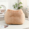 Bean Bag Chair Modern with Armrests and Removable Cover for Living Room 41in Wide-3irtyhousy - 3 of 4