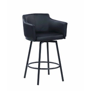 Chintaly Imports,Modern Club Counter Stool  Memory Swivel - 1 of 4