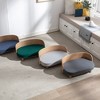 Gulches Scandinavian Style Small and Medium-sized Dogs Pet Sofa with Solid Wood Legs, Curved Wooden Back, Velvet Cushion in Green - 3 of 4
