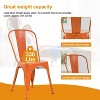 BestMassage Metal Dining Chairs Metal Chair for Indoor Outdoor Chairs Perfect for Restaurants - 4 of 4