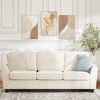 83 Inch Modern 3 Seater Sofa, Deep Seat Couch with Washable Detatchable Covers, Comfy Chenille Couch, Oversized Cloud Sofa - 2 of 4