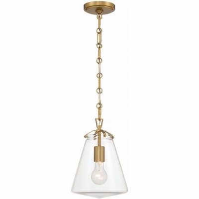 Crystorama Lighting Voss 1 - Light Pendant in  Luxe Gold