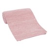 Lambs & Ivy Signature Pink/White 100% Cotton Marl Textured Knit Baby Blanket - 4 of 4