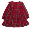 RuffleButts Girls Woven Long Sleeve Waterfall Bow Dress - 2 of 2