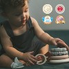 7-Piece Soft Teething Stacking Rings Toy for Babies - 4 of 4