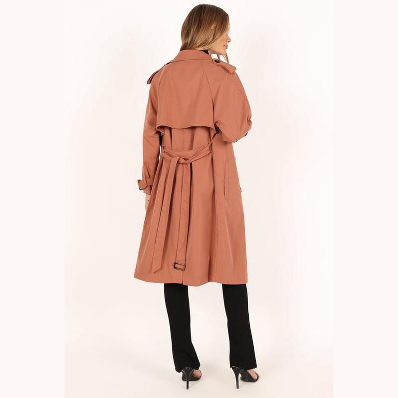 Petal and Pup Womens Trina Button Front Trench Coat, 5 of 6