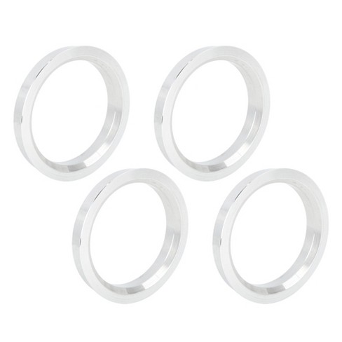 Unique Bargains Aluminum Alloy Car Hub Centric Rings Wheel Spacer Silver  Tone 4pcs : Target