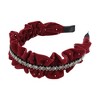 Unique Bargains Women's Velour Rhinestone Hairband 1 Pc - 4 of 4