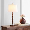 Lukas Table Lamp - 28 Inch Height - TBL4198 - Wood - Safavieh - 4 of 4
