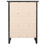 TIRAMISUBEST Black Nightstand with Three Drawers, Classic Bedroom Storage - 4 of 4