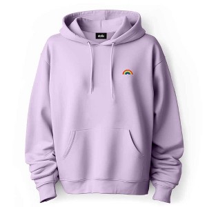 Dalix Rainbow Embroidered Fleece Zip Hoodie Cold Fall Winter Mens - 1 of 4