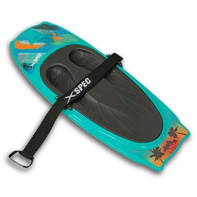 Xspec Kneeboard with Hook for Knee Surfing Boating Waterboarding, Aqua