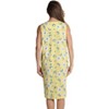Just Love Womens Nightgown - Sleeveless Henley Oversized Sleepwear Gown - 3 of 3