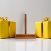 Pavilion Gift Company - Cherry Wooden Stand - 11.25"x10" Wooden Stand - Decorative Objects - 4 of 4