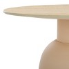 Kielh Ceramic Side Table - ACC2903A - Beige Ceramic/Beige - Safavieh - 3 of 4