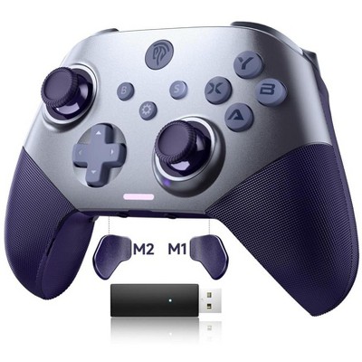 Aukfa X10 Wireless Controller for Black Myth: Wukong, Hall Effect, for PC/Switch/iOS/Android, Dark Purple