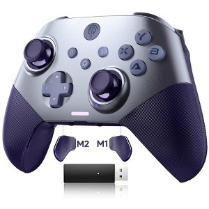 Aukfa X10 Wireless Controller for Black Myth: Wukong, Hall Effect, for PC/Switch/iOS/Android, Dark Purple - 1 of 4