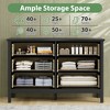 ORRD 6-Drawer Dresser, Wood Storage Cabinet with Black Handles, Modern Chest for Bedroom & Living Room - 3 of 4