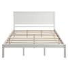 CAVINAS Twin Size Platform Bed Sleek Pine Bed Frame with Headboard and Wood Slats Support for Bedroom - 4 of 4