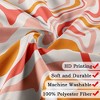 72"x72" Abstract Wavy Swirl Boho Shower Curtain, Pack of 1 - 3 of 4