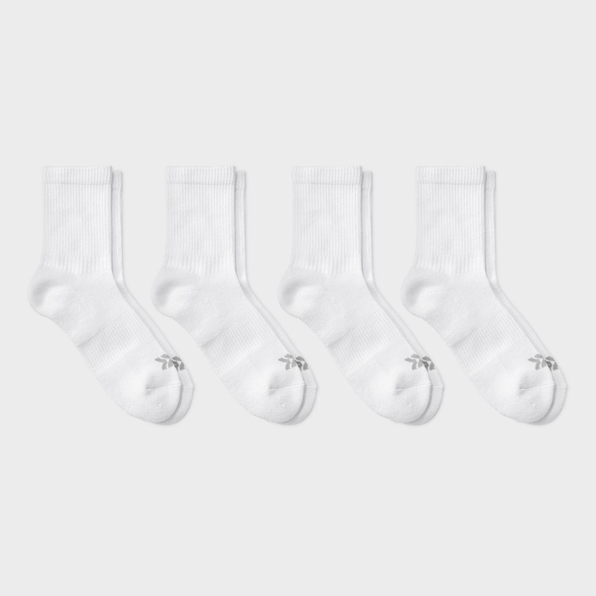 Women's Cushioned Active 4pk Athletic Mid Crew Socks - All In Motion™ 4-10 - thumbnail 5