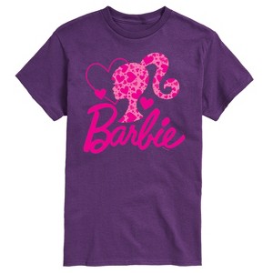 Men's - Barbie - Logo Hearts Short Sleeve Graphic T-Shirt - 1 of 4