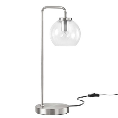 Modway Silo Glass Globe Glass and Metal Table Lamp