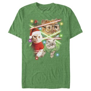 Men's Lost Gods Laser Cats T-Shirt - 1 of 4