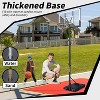 APRILSOUL Basketball Hoop 810ft 44 Backboard Rebound System Indoor Outdoor - 4 of 4