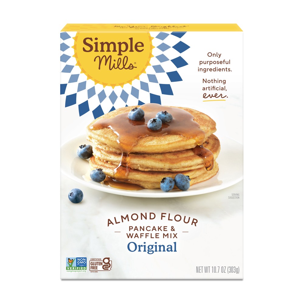 UPC 856069005056 product image for Simple Mills Gluten Free Pancake & Waffle Almond Flour Mix - 10.7oz | upcitemdb.com