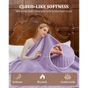 Heated Blanket King Size 90x100 Inch, Soft Flannel Electric Blankets w/ 4 Heating Levels & 10H Auto Shut Off, Washable for Bedroom Apartment, Violet - 2 of 4