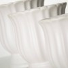 Sullivans 7", 6" & 5.25" White Tulip Planter Set of 3, Ceramic - 2 of 3
