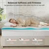 kayamas 3" Double-layer Mattress Topper include 2"  Gel Memory Foam and 1" Pillow Top Mattress Pad Cover with Elastic deep pocket - 4 of 4