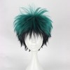 Unique Bargains Women's Wigs 14" Green Black with Wig Cap - 2 of 4