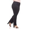 Rekucci Curvy Woman Ease into Comfort  Straight Pant with Tummy Control - 2 of 4