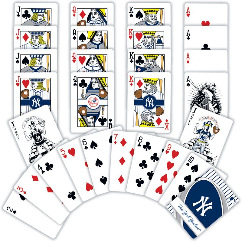 MasterPieces Officially Licensed MLB New York Yankees Playing Cards - 54 Card Deck for Adults, 3 of 6
