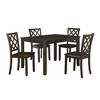 New Classic Furniture,Trellis 5 Pc Dining Set, Table & 4 Chairs -  Brown - 3 of 4