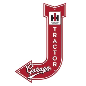 IH Tractor Garage 11.5" x 18" Arrow Metal Sign Made in the USA Sign-1910 - 1 of 1