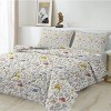 Boersma Mushroom Decoration Pattern Duvet Cover Set 3 Pieces Queen Size Soft Bedding Set With 2 Pilowcases with Zipper Closure for All Seasons - 2 of 4